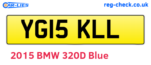 YG15KLL are the vehicle registration plates.