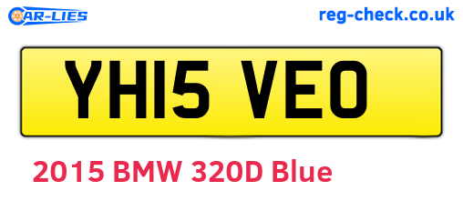 YH15VEO are the vehicle registration plates.