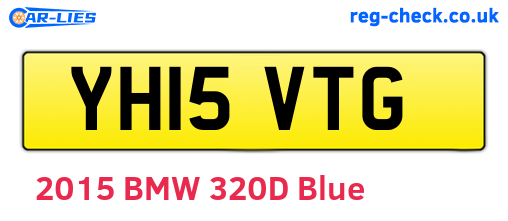 YH15VTG are the vehicle registration plates.