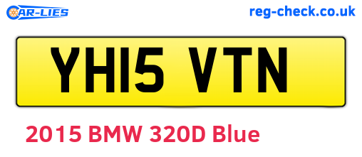 YH15VTN are the vehicle registration plates.