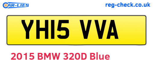 YH15VVA are the vehicle registration plates.