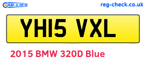 YH15VXL are the vehicle registration plates.