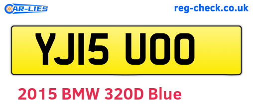 YJ15UOO are the vehicle registration plates.