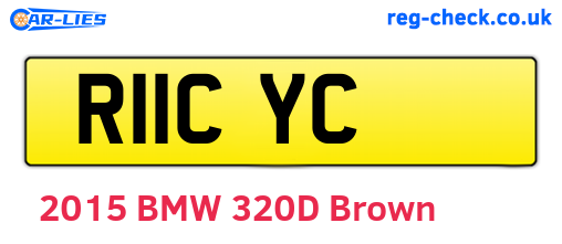 R11CYC are the vehicle registration plates.