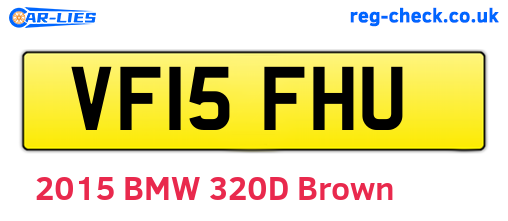 VF15FHU are the vehicle registration plates.