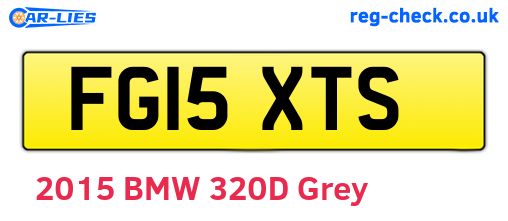 FG15XTS are the vehicle registration plates.