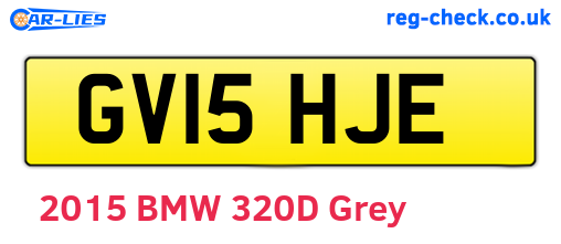 GV15HJE are the vehicle registration plates.