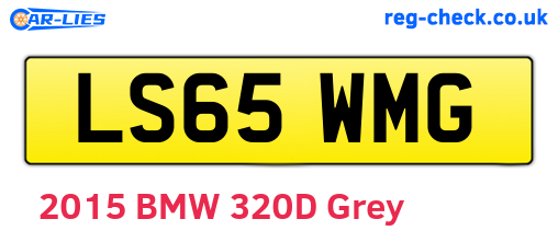 LS65WMG are the vehicle registration plates.