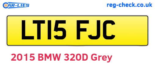 LT15FJC are the vehicle registration plates.