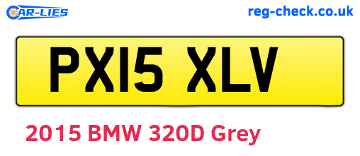 PX15XLV are the vehicle registration plates.