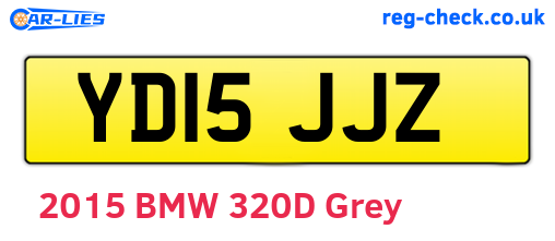 YD15JJZ are the vehicle registration plates.