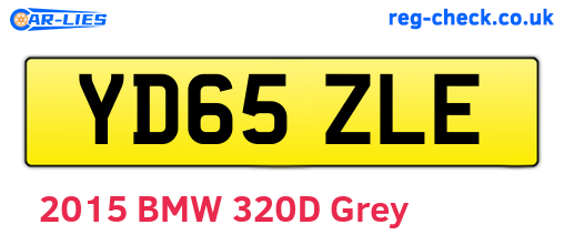 YD65ZLE are the vehicle registration plates.