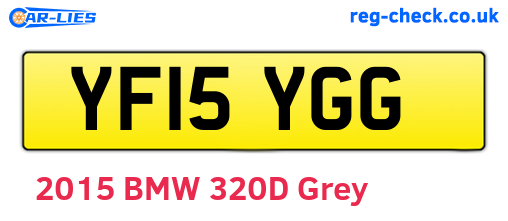 YF15YGG are the vehicle registration plates.