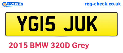 YG15JUK are the vehicle registration plates.