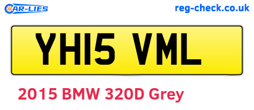 YH15VML are the vehicle registration plates.