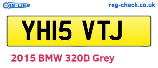 YH15VTJ are the vehicle registration plates.