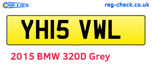 YH15VWL are the vehicle registration plates.
