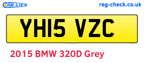 YH15VZC are the vehicle registration plates.