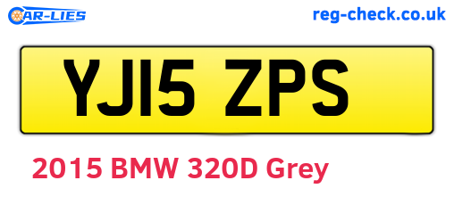 YJ15ZPS are the vehicle registration plates.