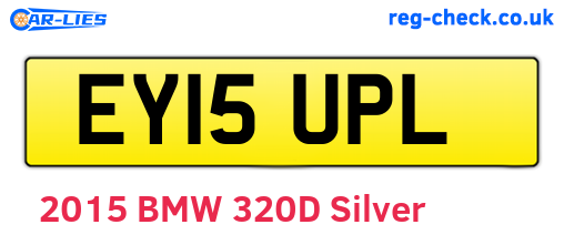 EY15UPL are the vehicle registration plates.