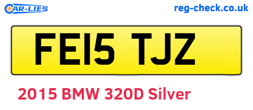 FE15TJZ are the vehicle registration plates.
