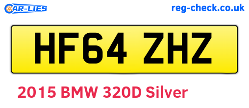 HF64ZHZ are the vehicle registration plates.