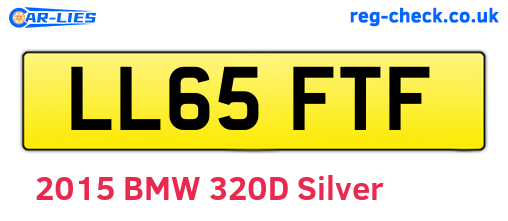 LL65FTF are the vehicle registration plates.