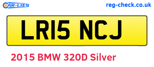 LR15NCJ are the vehicle registration plates.