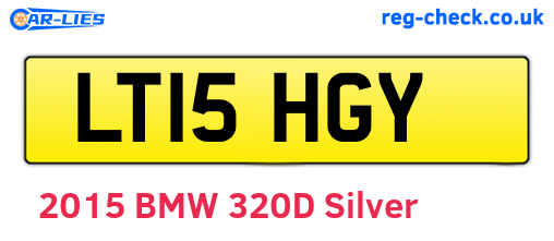 LT15HGY are the vehicle registration plates.