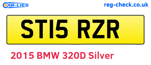 ST15RZR are the vehicle registration plates.