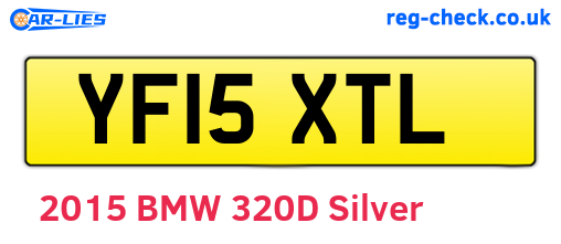 YF15XTL are the vehicle registration plates.