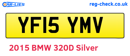 YF15YMV are the vehicle registration plates.