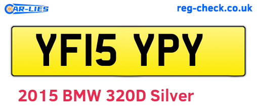YF15YPY are the vehicle registration plates.