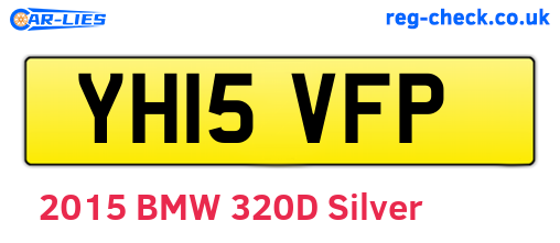 YH15VFP are the vehicle registration plates.