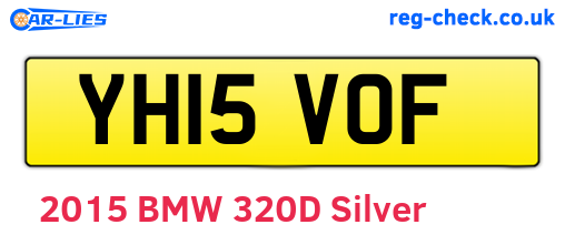YH15VOF are the vehicle registration plates.