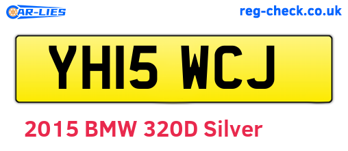 YH15WCJ are the vehicle registration plates.