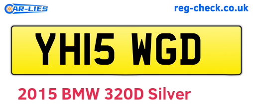 YH15WGD are the vehicle registration plates.