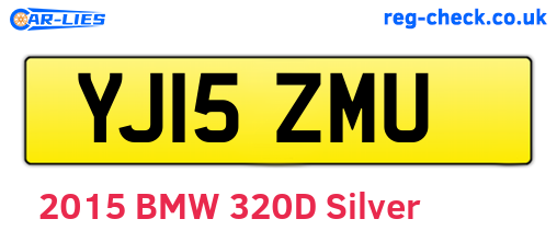 YJ15ZMU are the vehicle registration plates.