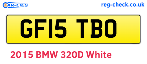 GF15TBO are the vehicle registration plates.