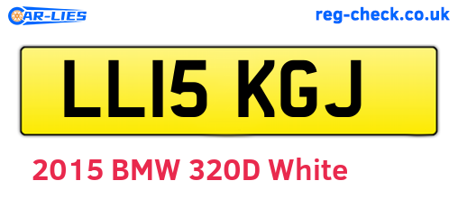 LL15KGJ are the vehicle registration plates.