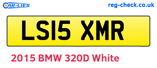 LS15XMR are the vehicle registration plates.