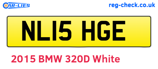 NL15HGE are the vehicle registration plates.