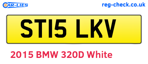 ST15LKV are the vehicle registration plates.
