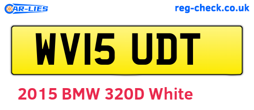 WV15UDT are the vehicle registration plates.