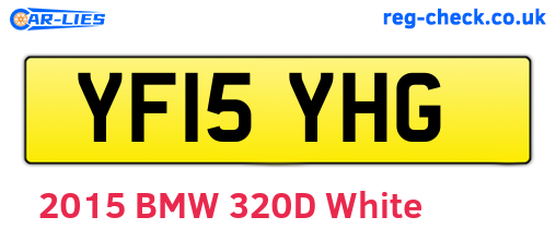 YF15YHG are the vehicle registration plates.