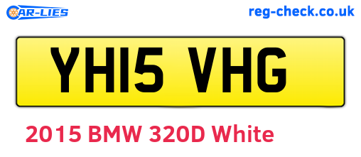YH15VHG are the vehicle registration plates.