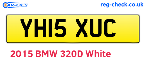 YH15XUC are the vehicle registration plates.