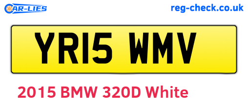 YR15WMV are the vehicle registration plates.
