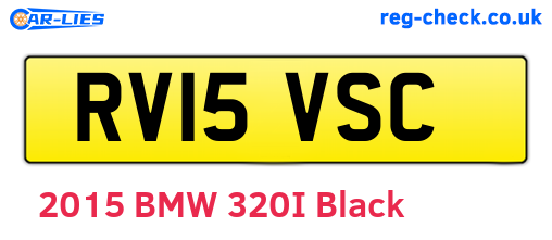 RV15VSC are the vehicle registration plates.