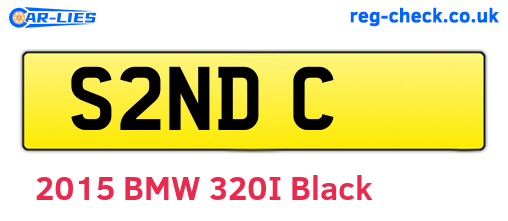 S2NDC are the vehicle registration plates.